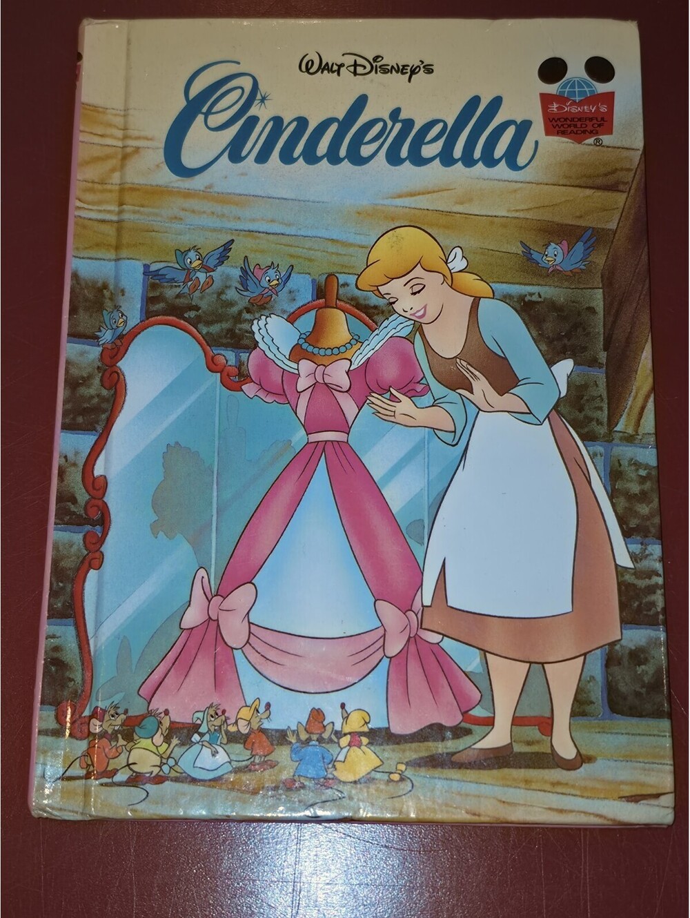 Walt Disney Cinderella Disney Wonderful World of Reading Book 1995